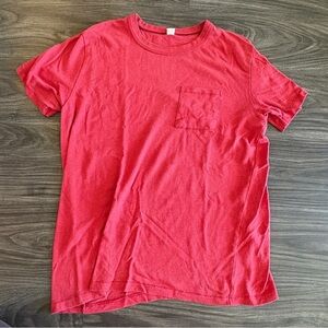 Alternative Apparel Mens Classic Red Short Sleeve Tee Small